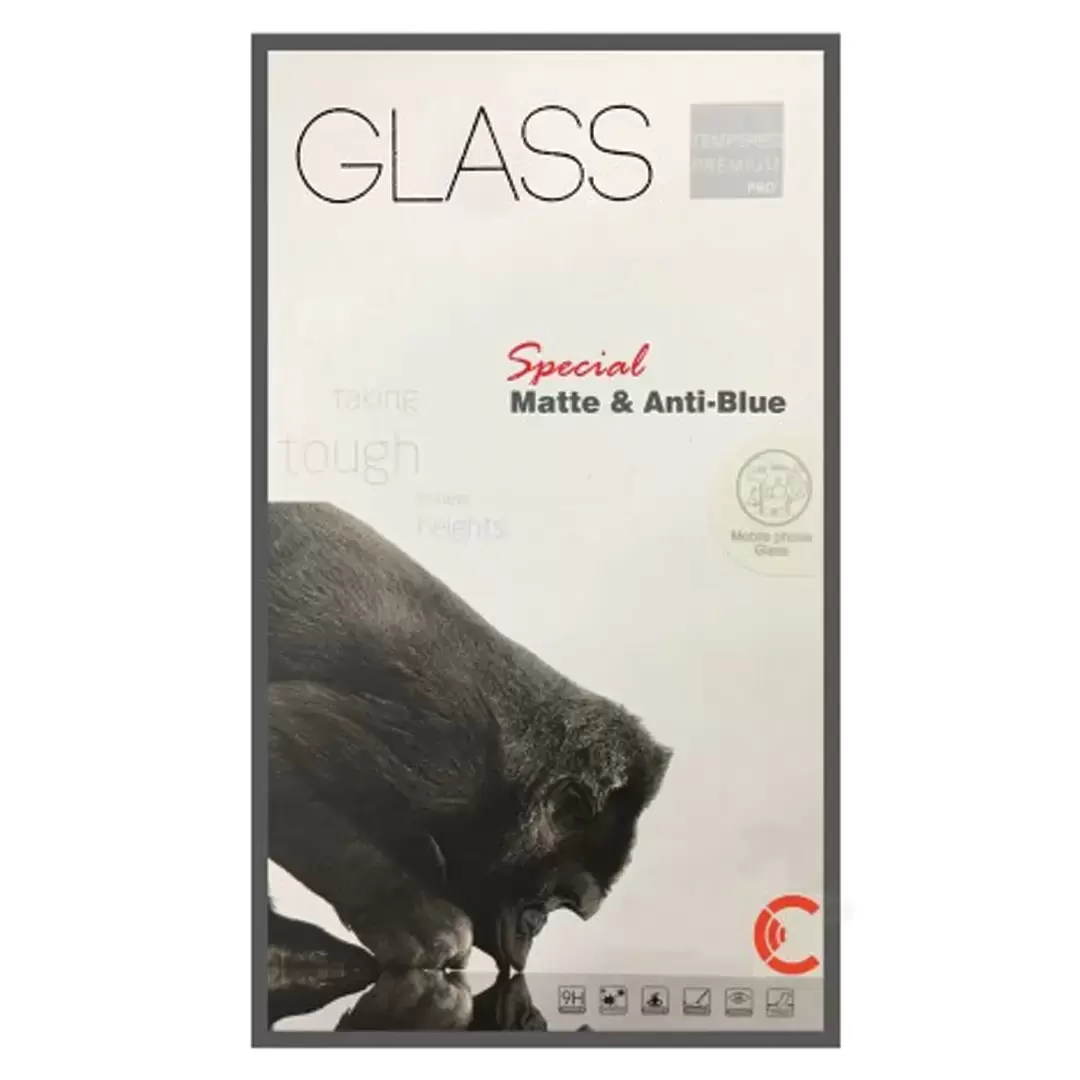 6.7-inch iPhone 12 Pro Max Tempered Glass Matte and Anti-Blue Black